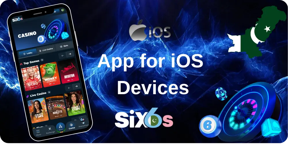 Download the Six6s app for iOS devices