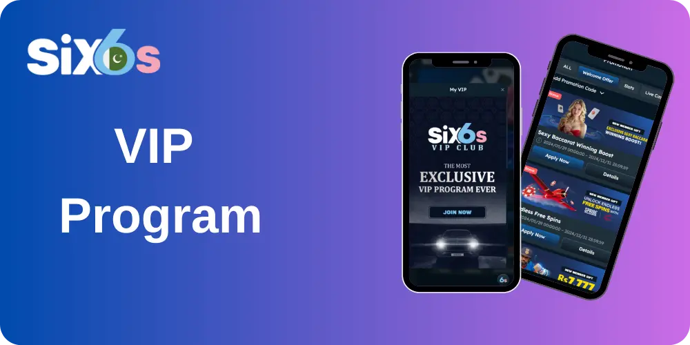 Six6s sign up bonus and VIP program