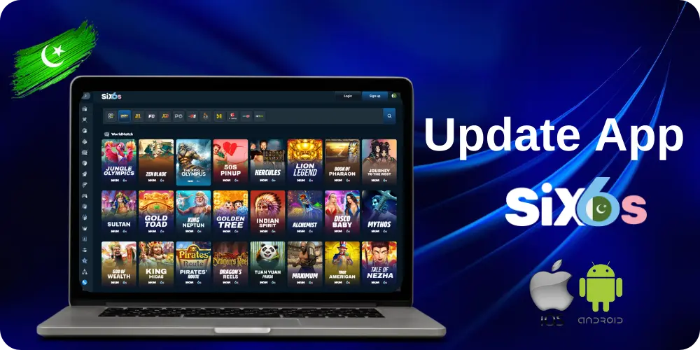 How to update Six6s App